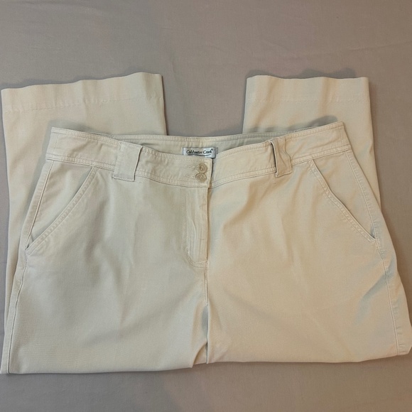 Women’s‎ Coldwater Creek Light Beige Capri Pants | Size Petite 16 - Picture 2 of 9
